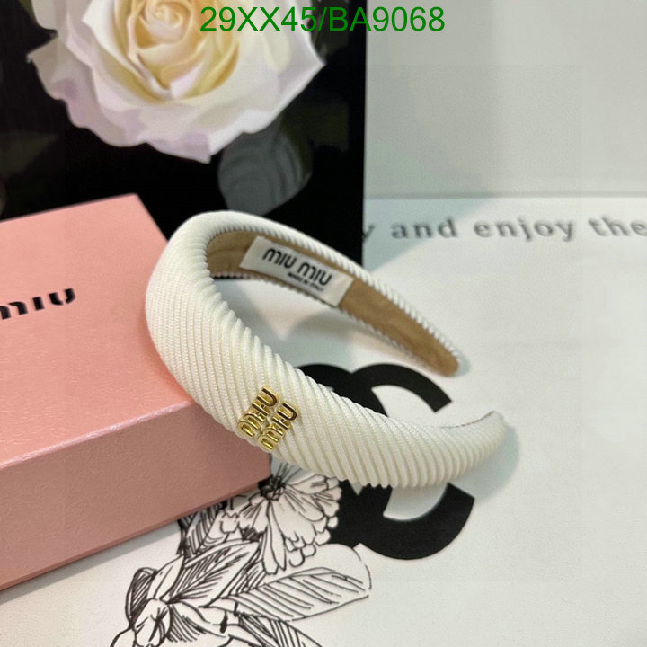 Headband-MIU MIU Code: BA9068 $: 29USD