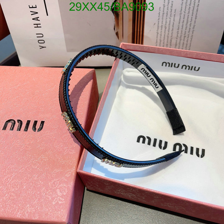 Headband-MIU MIU Code: BA9093 $: 29USD