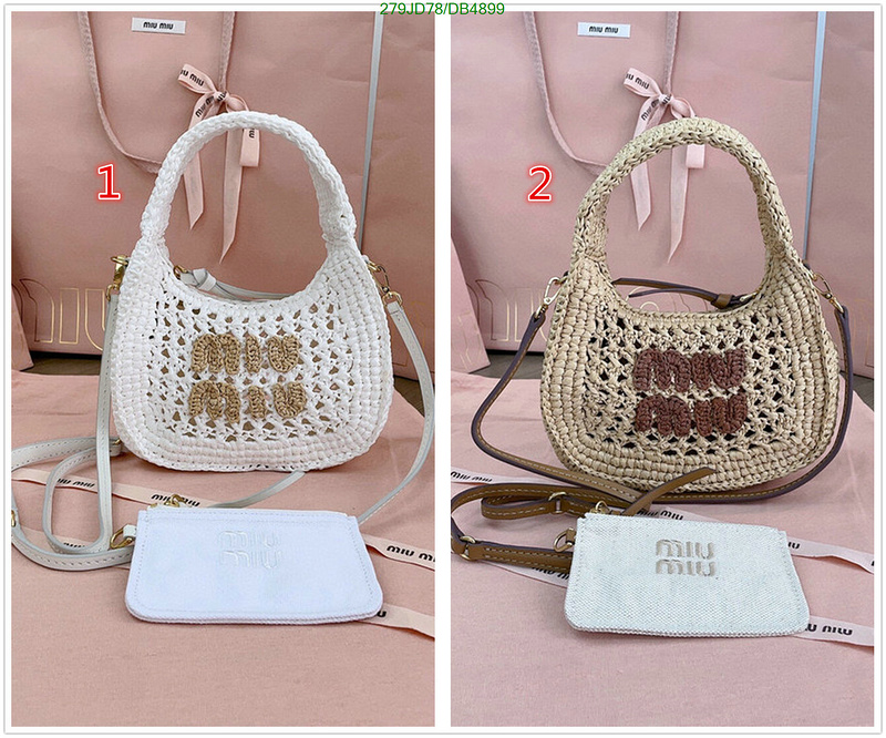 Miu Miu Bag-(Mirror)-Handbag- Code: DB4899 $: 279USD