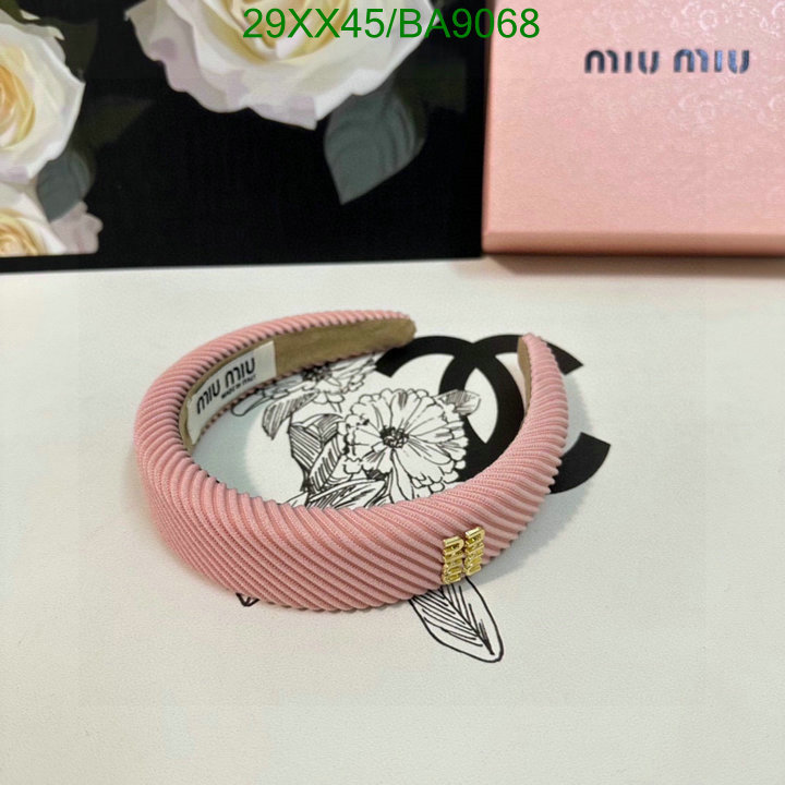 Headband-MIU MIU Code: BA9068 $: 29USD