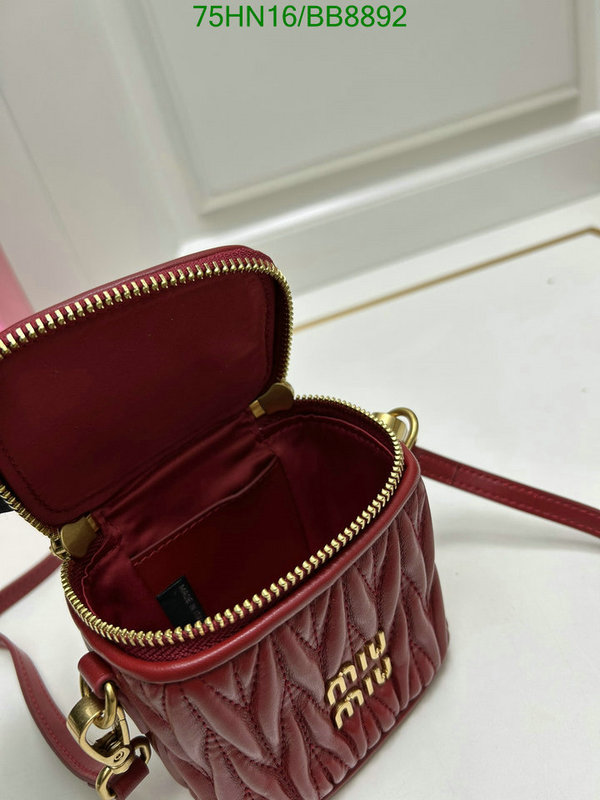 Miu Miu Bag-(4A)-Crossbody- Code: BB8892 $: 75USD