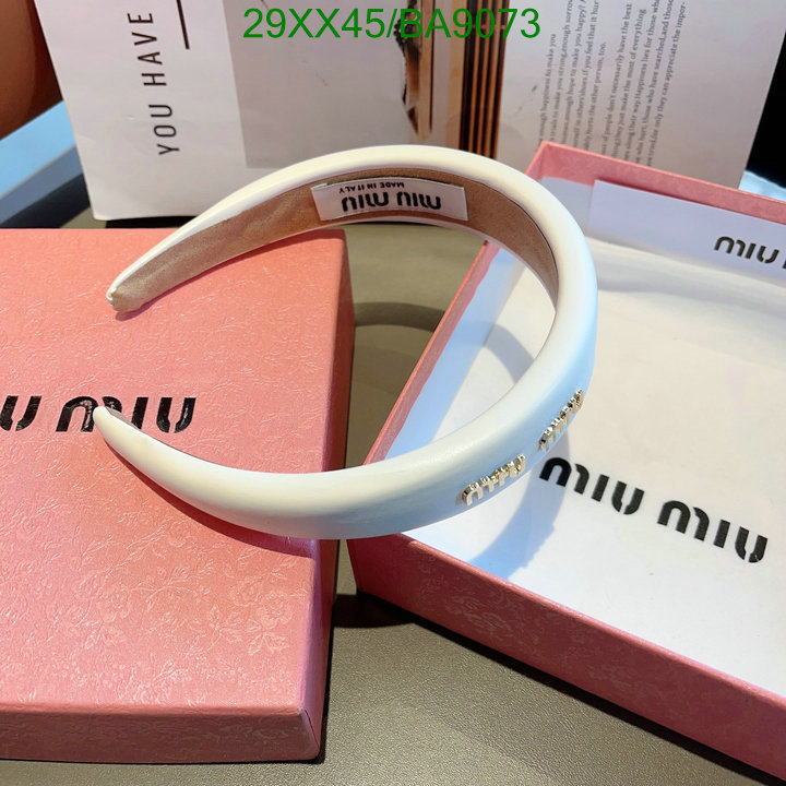 Headband-MIU MIU Code: BA9073 $: 29USD