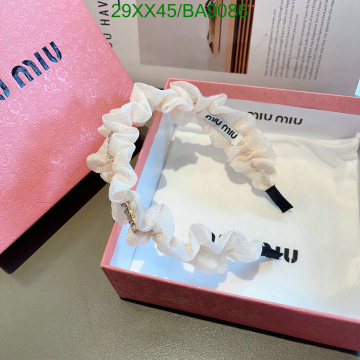 Headband-MIU MIU Code: BA9086 $: 29USD