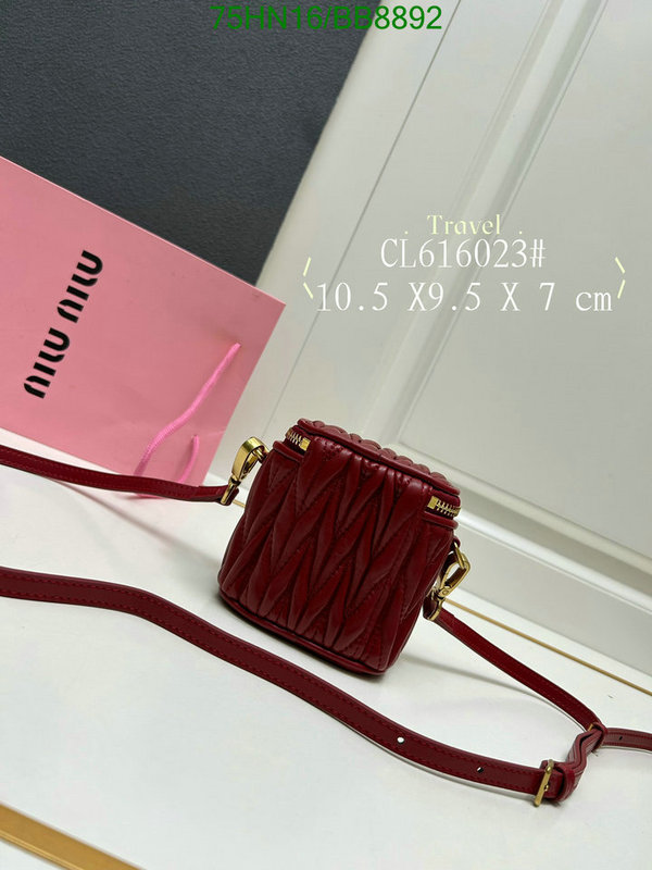 Miu Miu Bag-(4A)-Crossbody- Code: BB8892 $: 75USD