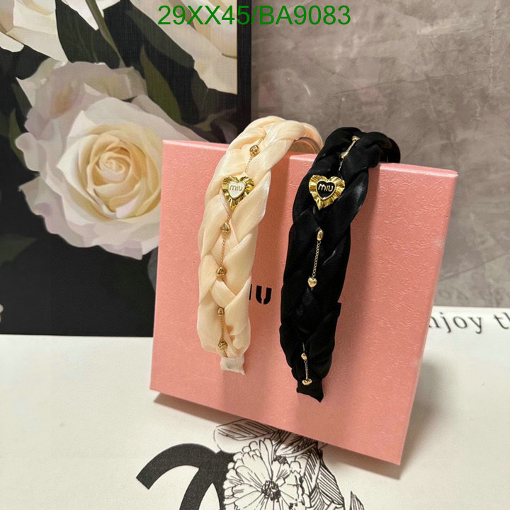 Headband-MIU MIU Code: BA9083 $: 29USD