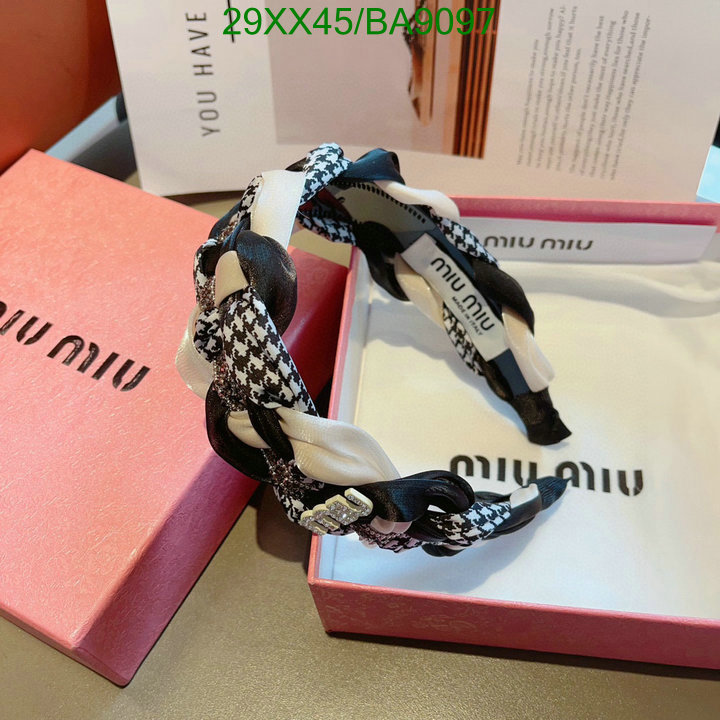 Headband-MIU MIU Code: BA9097 $: 29USD