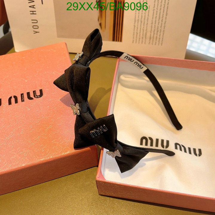 Headband-MIU MIU Code: BA9096 $: 29USD