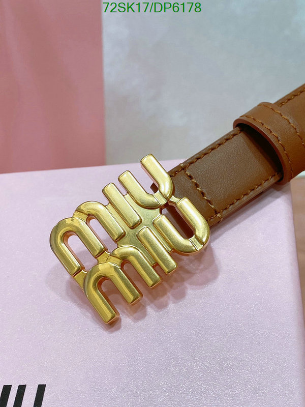 Belts-MIU MIU Code: DP6178 $: 72USD