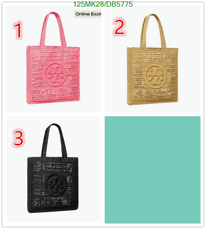 Tory Burch Bag-(4A)-Handbag- Code: DB5775 $: 125USD