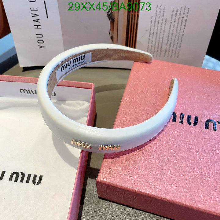 Headband-MIU MIU Code: BA9073 $: 29USD