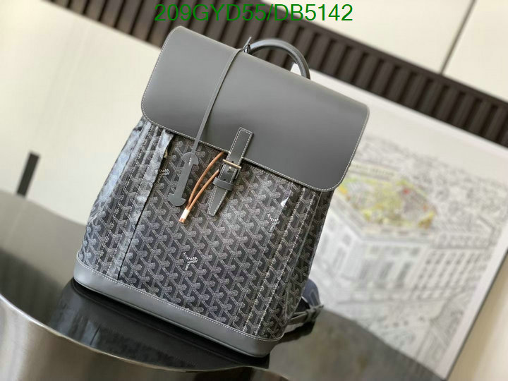 Goyard Bag-(Mirror)-Backpack- Code: DB5142 $: 209USD