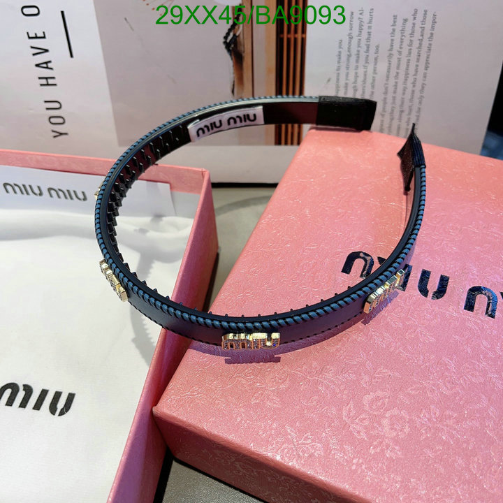 Headband-MIU MIU Code: BA9093 $: 29USD