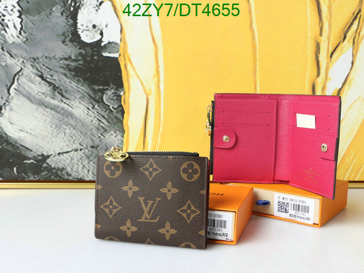 LV Bag-(4A)-Wallet- Code: DT4655 $: 42USD