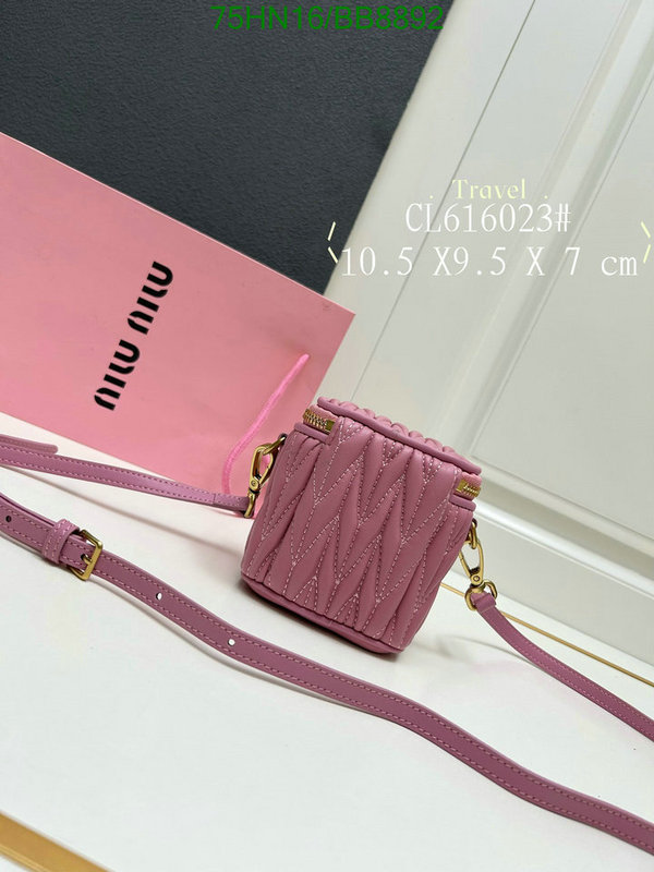 Miu Miu Bag-(4A)-Crossbody- Code: BB8892 $: 75USD