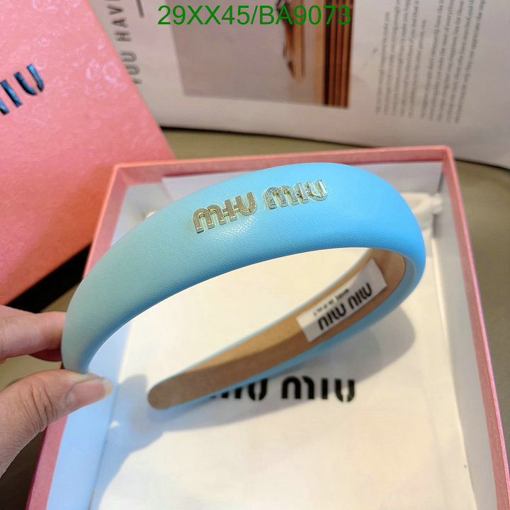 Headband-MIU MIU Code: BA9073 $: 29USD