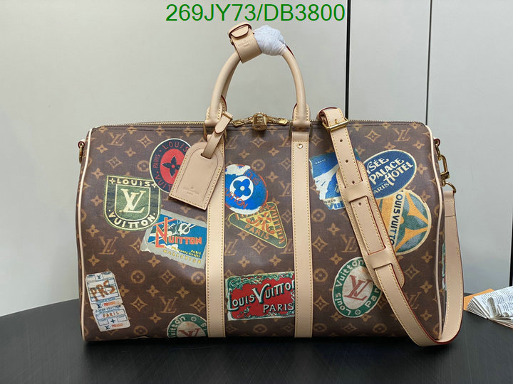 LV Bag-(Mirror)-Keepall BandouliRe 45-50- Code: DB3800 $: 269USD