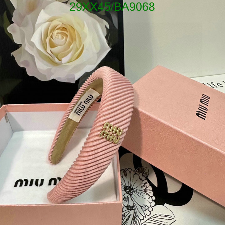 Headband-MIU MIU Code: BA9068 $: 29USD