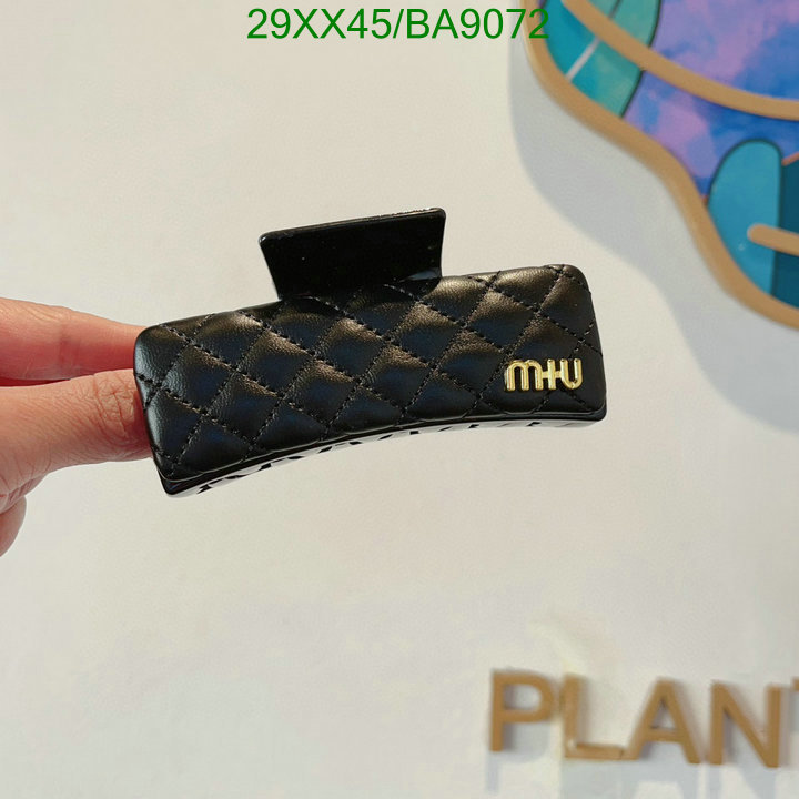 Headband-MIU MIU Code: BA9072 $: 29USD