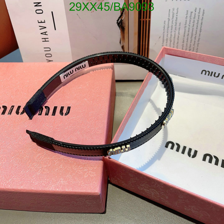 Headband-MIU MIU Code: BA9093 $: 29USD