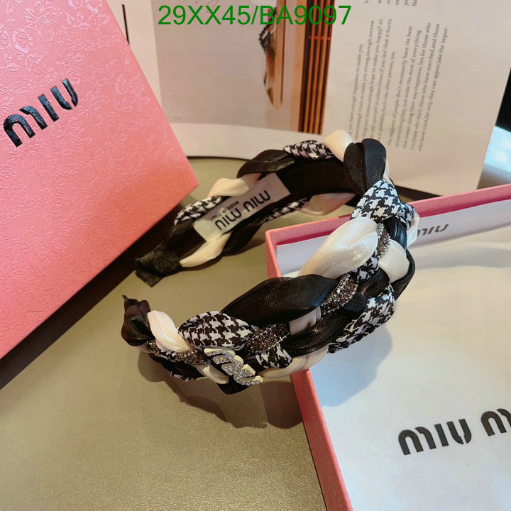 Headband-MIU MIU Code: BA9097 $: 29USD