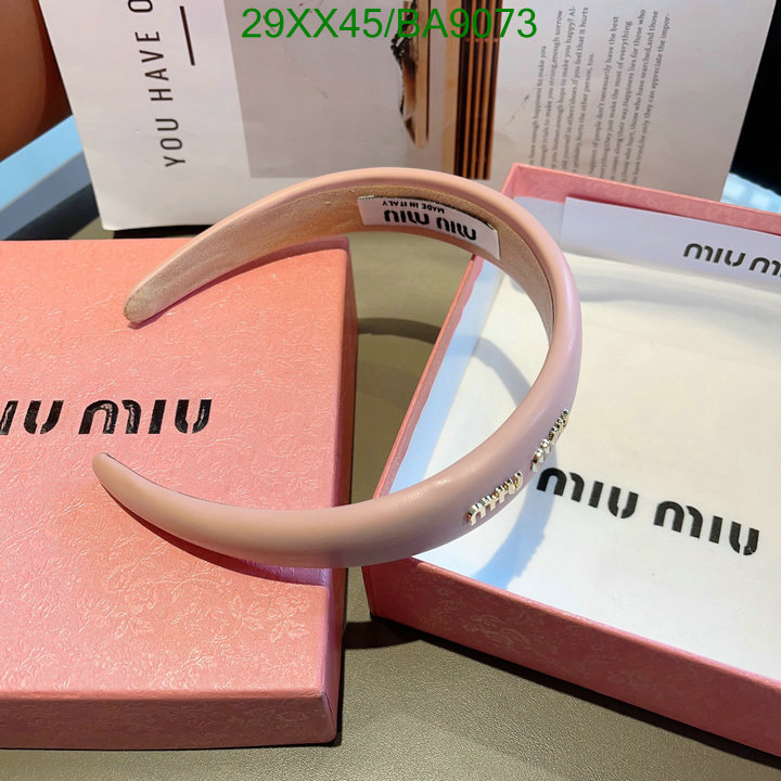 Headband-MIU MIU Code: BA9073 $: 29USD