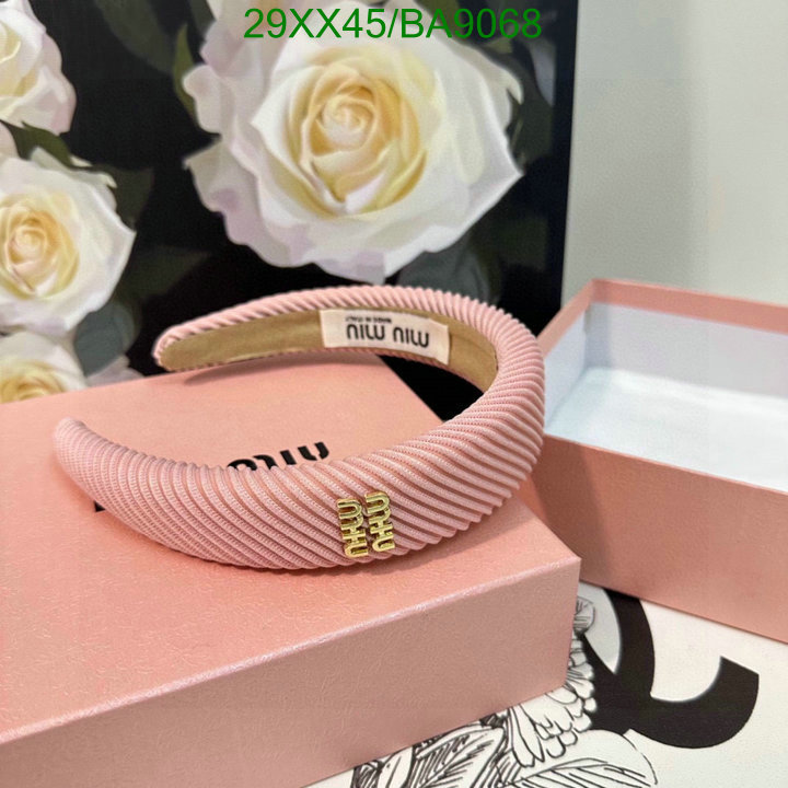 Headband-MIU MIU Code: BA9068 $: 29USD