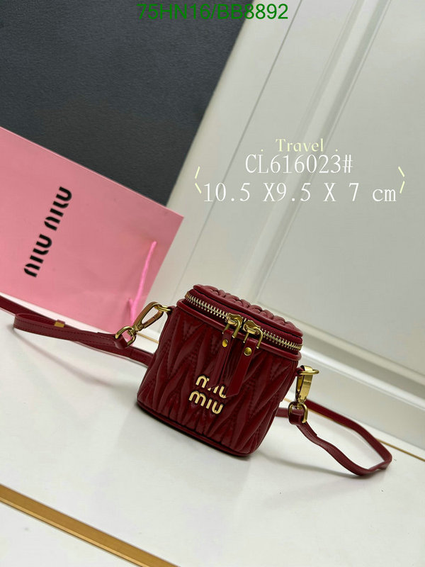 Miu Miu Bag-(4A)-Crossbody- Code: BB8892 $: 75USD