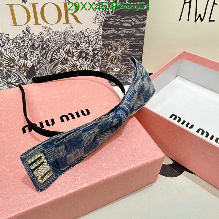 Headband-MIU MIU Code: BA9091 $: 29USD