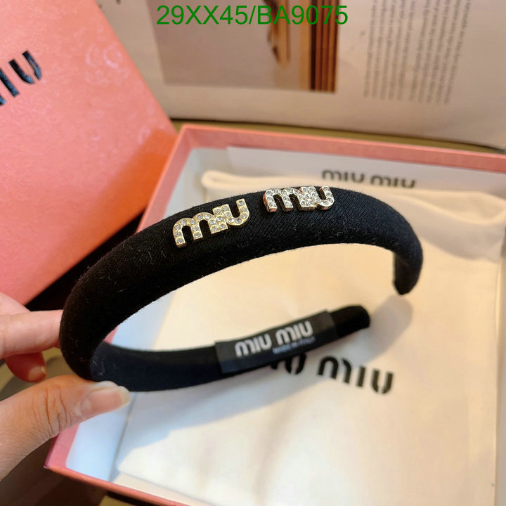 Headband-MIU MIU Code: BA9075 $: 29USD