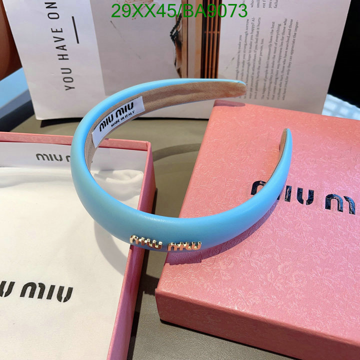 Headband-MIU MIU Code: BA9073 $: 29USD