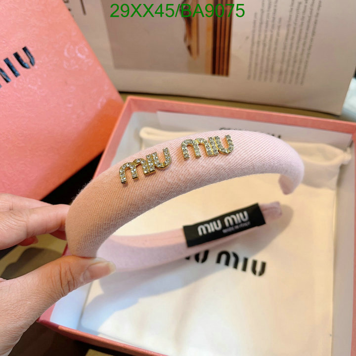 Headband-MIU MIU Code: BA9075 $: 29USD