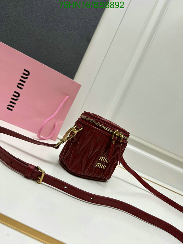 Miu Miu Bag-(4A)-Crossbody- Code: BB8892 $: 75USD