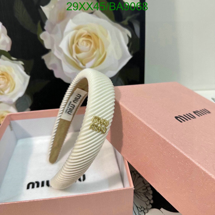 Headband-MIU MIU Code: BA9068 $: 29USD