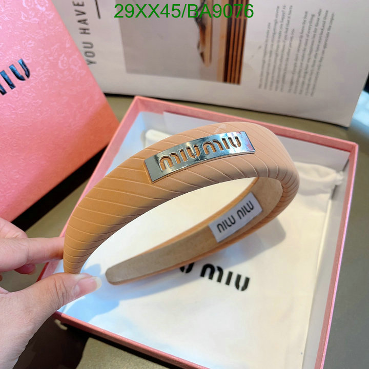 Headband-MIU MIU Code: BA9076 $: 29USD