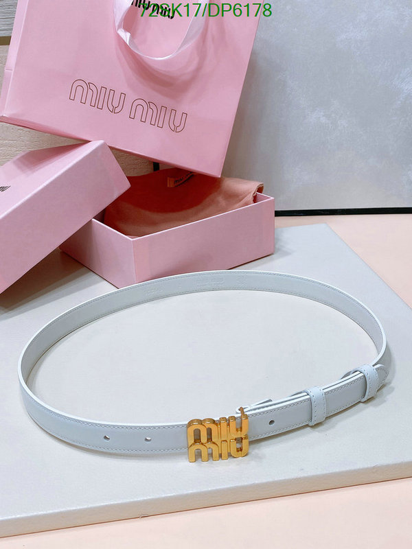 Belts-MIU MIU Code: DP6178 $: 72USD