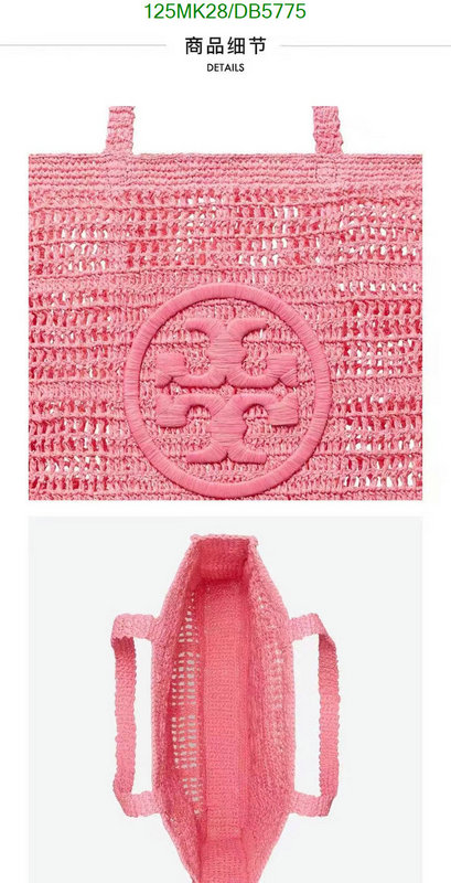 Tory Burch Bag-(4A)-Handbag- Code: DB5775 $: 125USD