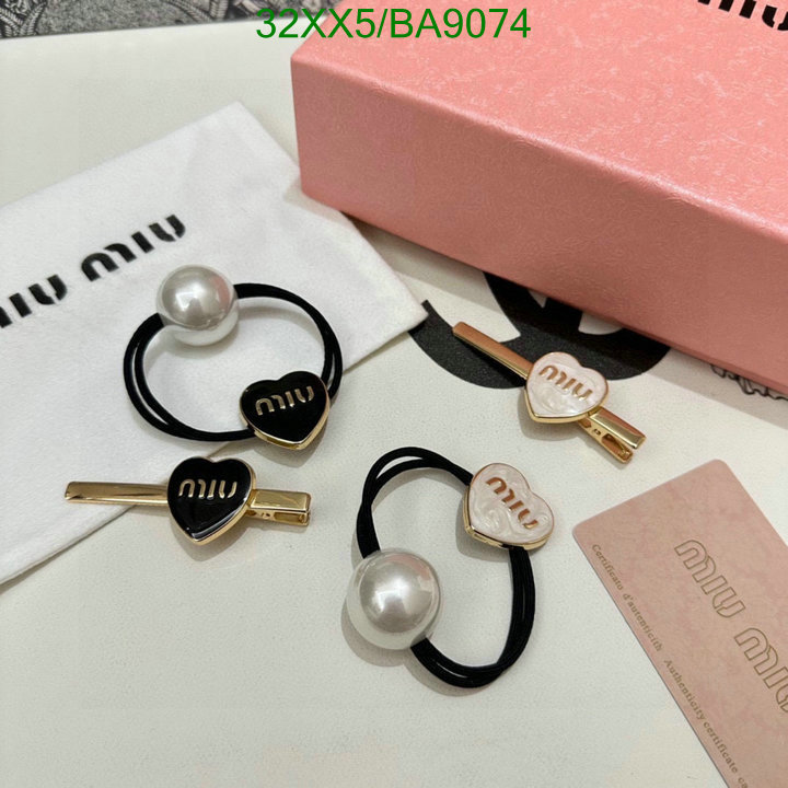 Headband-MIU MIU Code: BA9074 $: 32USD