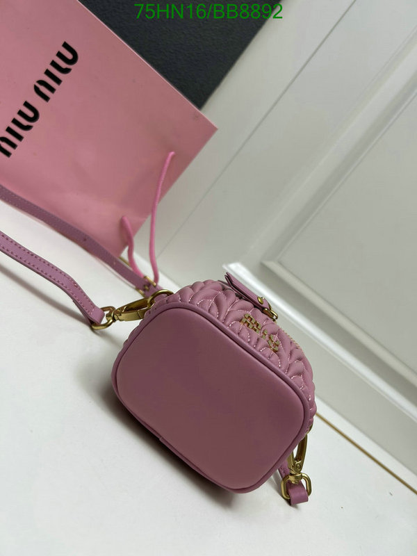 Miu Miu Bag-(4A)-Crossbody- Code: BB8892 $: 75USD