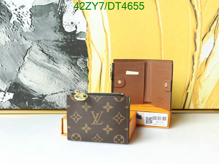 LV Bag-(4A)-Wallet- Code: DT4655 $: 42USD