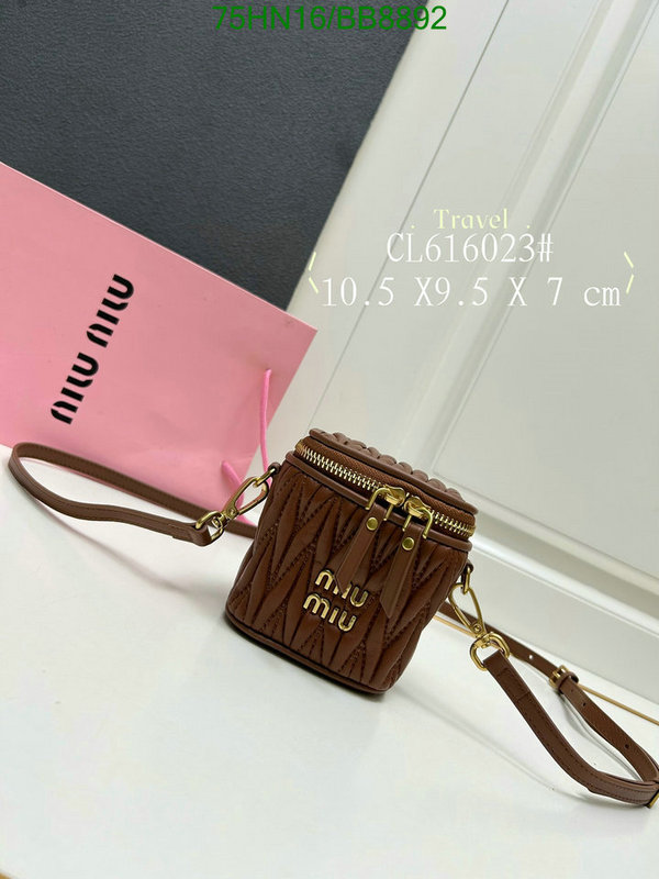 Miu Miu Bag-(4A)-Crossbody- Code: BB8892 $: 75USD