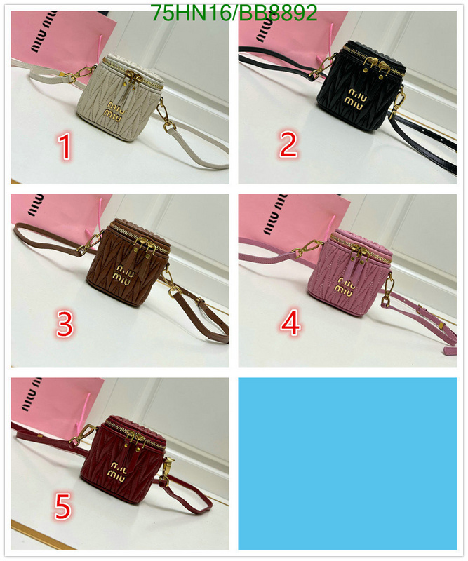 Miu Miu Bag-(4A)-Crossbody- Code: BB8892 $: 75USD