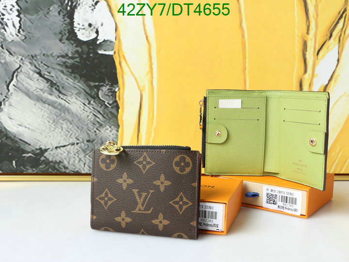 LV Bag-(4A)-Wallet- Code: DT4655 $: 42USD