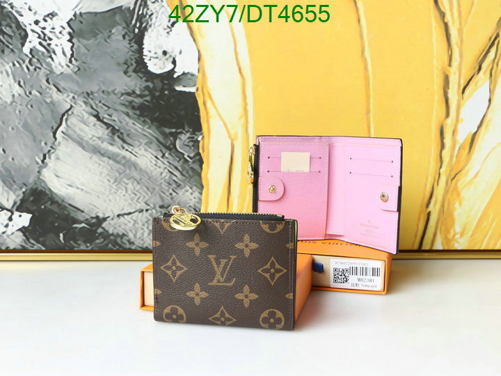 LV Bag-(4A)-Wallet- Code: DT4655 $: 42USD