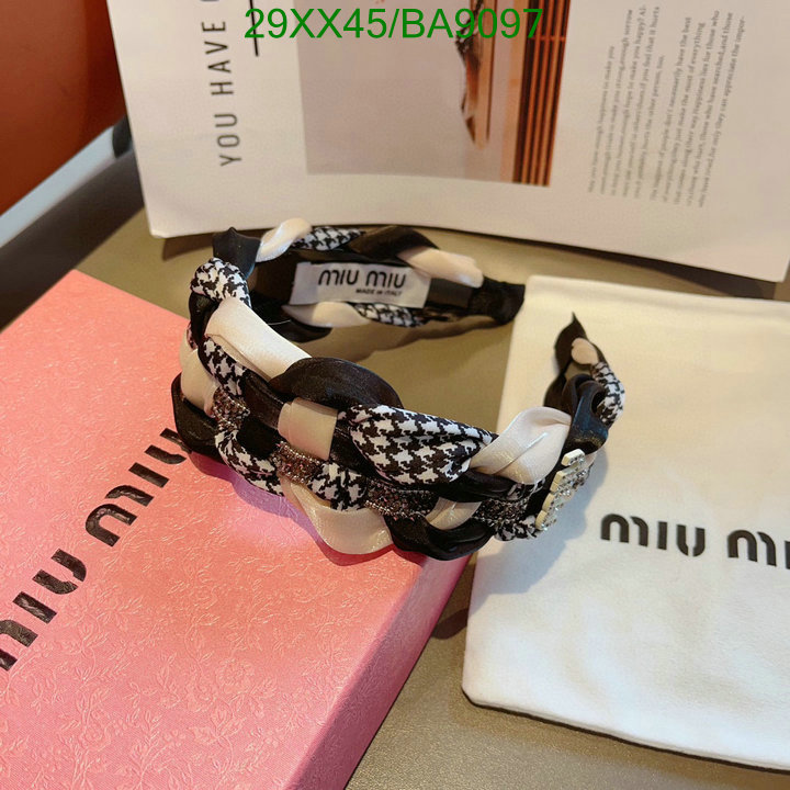 Headband-MIU MIU Code: BA9097 $: 29USD