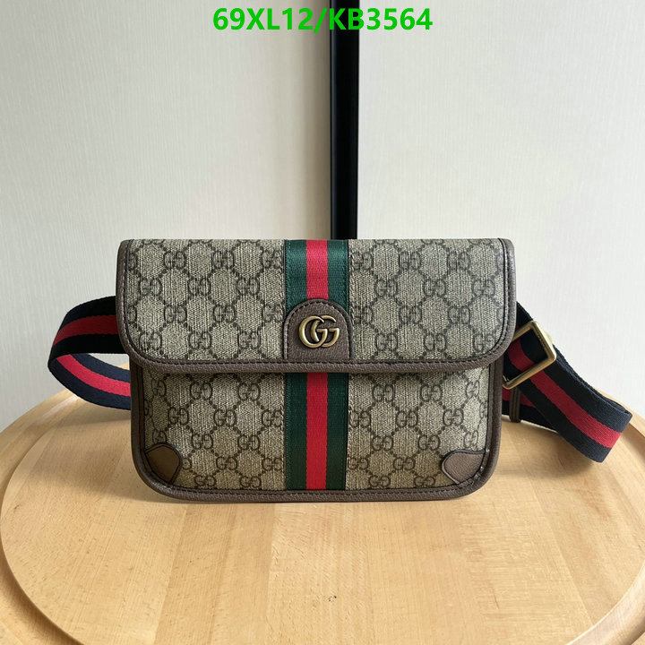 Gucci Bag-(4A)-Belt Bag-Chest Bag-- Code: KB3564 $: 69USD