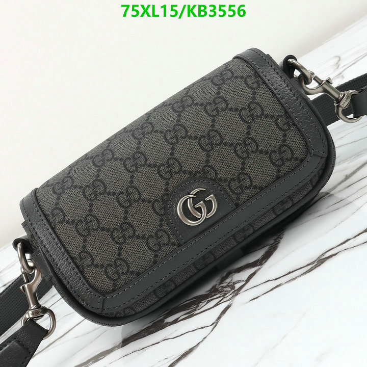 Gucci Bag-(4A)-Crossbody- Code: KB3556 $: 75USD