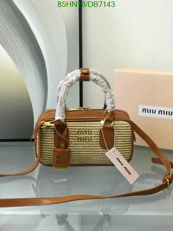 Miu Miu Bag-(4A)-Handbag- Code: DB7143 $: 85USD