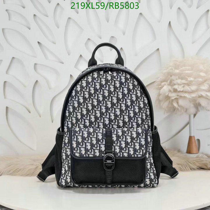 Dior Bag-(Mirror)-Backpack- Code: RB5803 $: 219USD