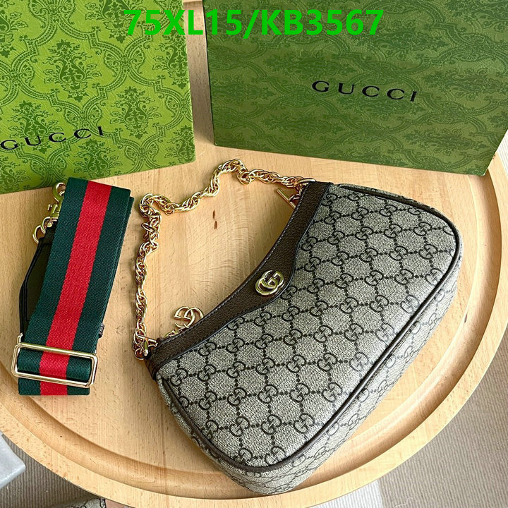 Gucci Bag-(4A)-Crossbody- Code: KB3567 $: 75USD