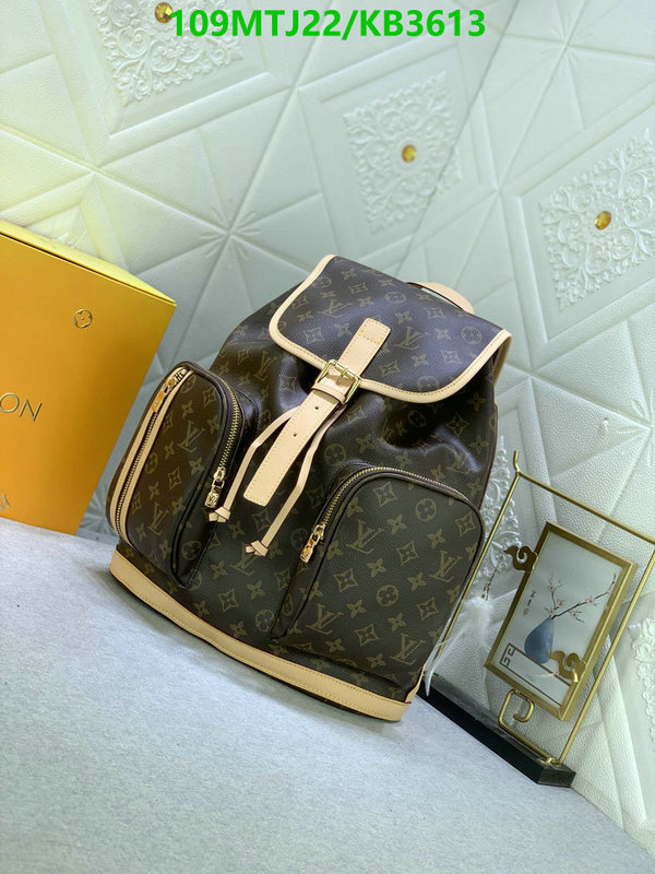 LV Bag-(4A)-Backpack- Code: KB3613 $: 109USD